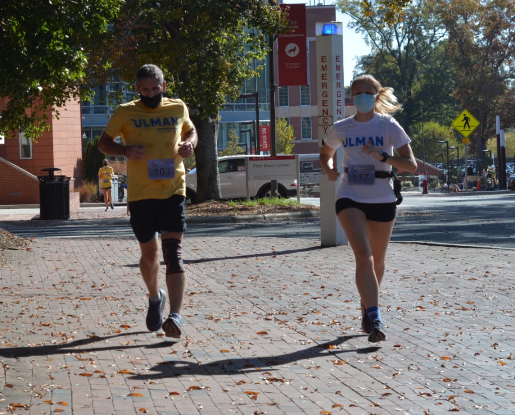 Running our goal race 5K in Raleigh!